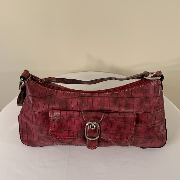 Nine West Pink/Red Shoulder bag in baguette style - Picture 4 of 14